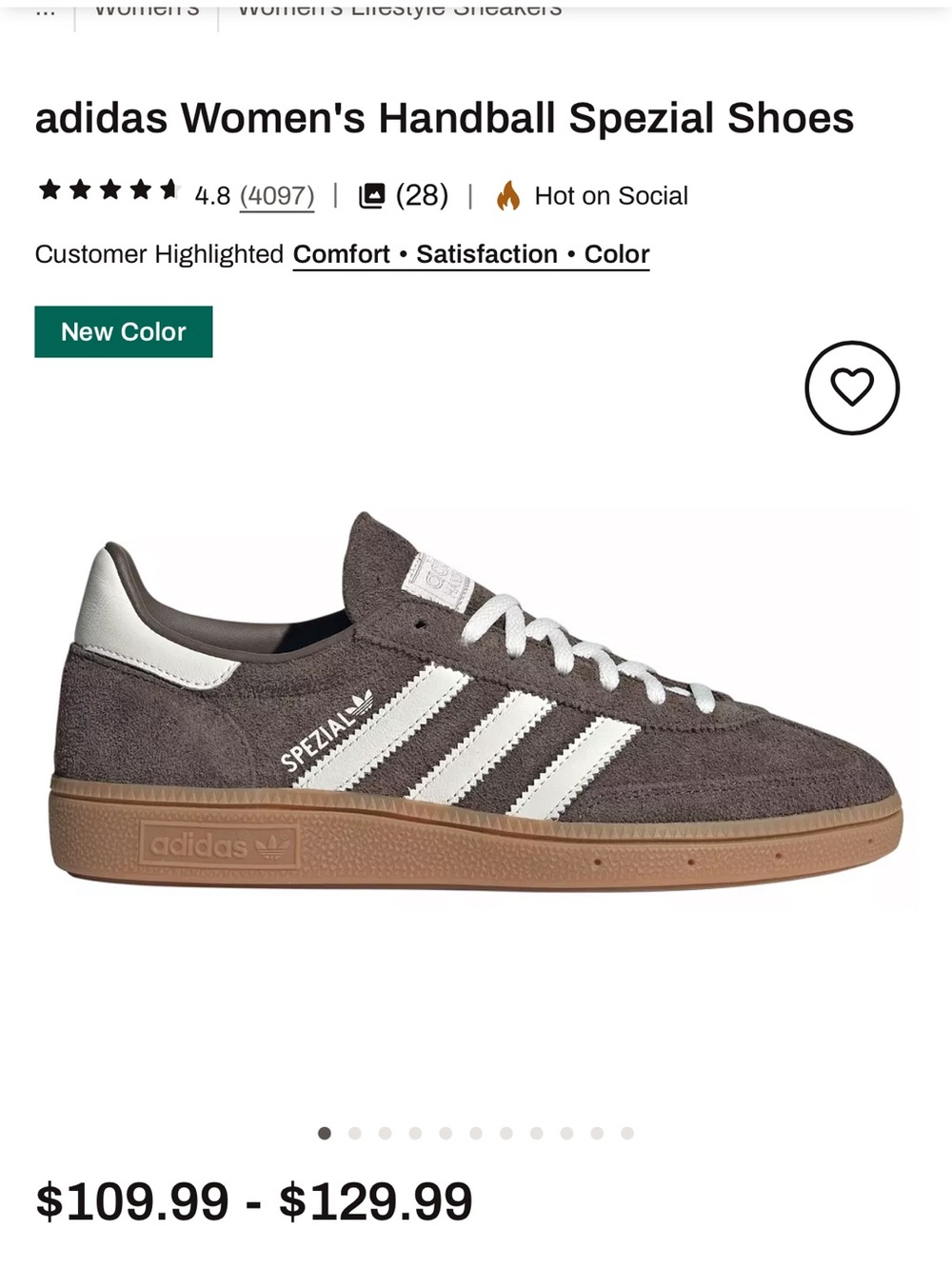 adidas Brown Suede Sneakers with White Stripes
